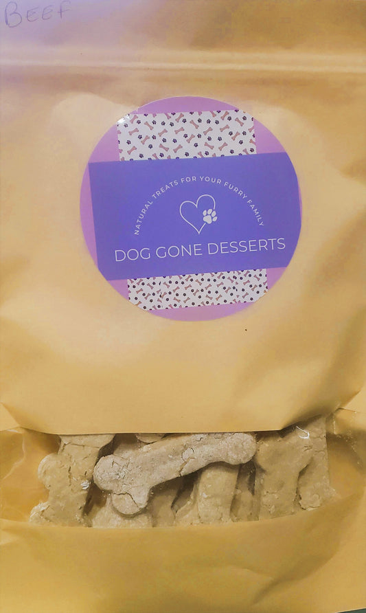 Beef Flavored Bones with Oat Flour
